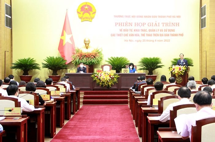Giải trình về việc đầu tư, khai thác, quản lý, sử dụng các thiết chế văn hóa, thể thao